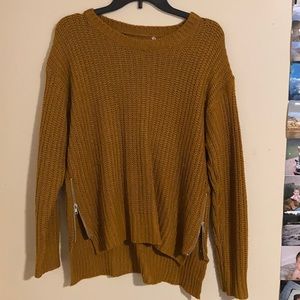 Burnt orange sweater